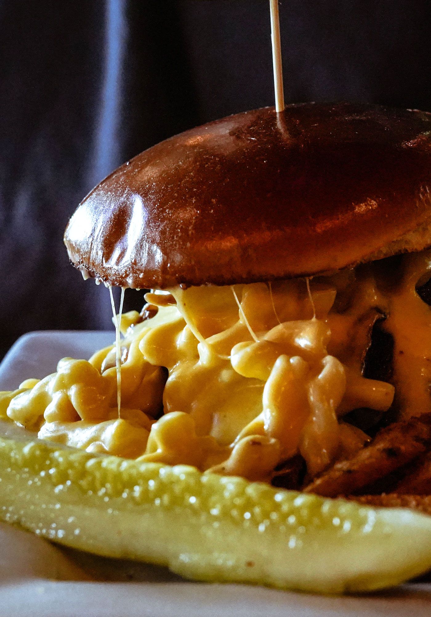 The Mac'n'Cheese Burger mac-n-cheese